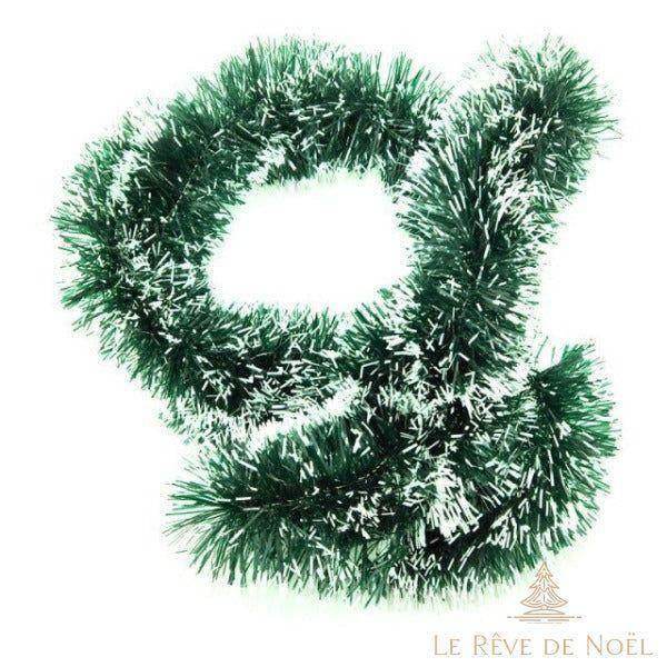Guirlande de Noël - Vert sapin & neige